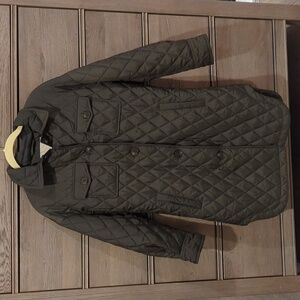 MICHAEL Michael Kors Quilted Dark Green Puffer Jacket
